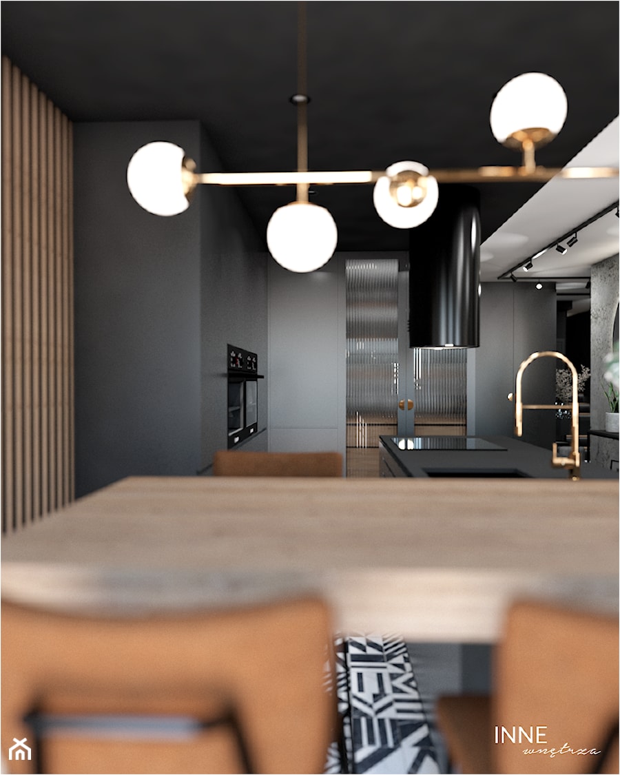 Czarno czarniej - Kuchnia, styl industrialny - zdjęcie od Inne Wnętrza