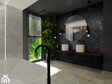 Aranżacje wnętrz - Łazienka: Minimalistyczna łazienka modern rustic - Make Design Easier. Przeglądaj, dodawaj i zapisuj najlepsze zdjęcia, pomysły i inspiracje designerskie. W bazie mamy już prawie milion fotografii!