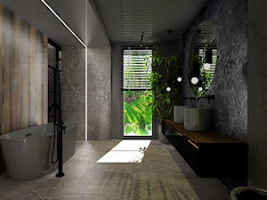 Minimalistyczna łazienka modern rustic - zdjęcie od Make Design Easier