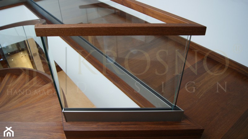 Balustrady i barierki szklane - Hol / przedpokój, styl nowoczesny - zdjęcie od investland