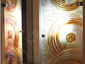 Drzwi szklane - Hol / przedpokój, styl nowoczesny - zdjęcie od investland