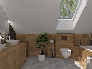 Łazienka, styl nowoczesny - zdjęcie od Pracownia projektowania wnętrz Ślady