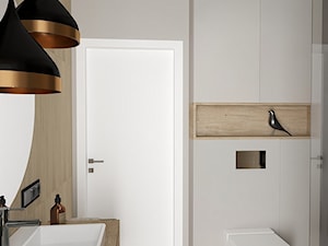 Łazienka, styl nowoczesny - zdjęcie od Pracownia projektowania wnętrz Ślady