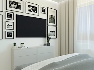 Beige bedroom - Sypialnia, styl nowoczesny - zdjęcie od Pracownia Wnętrz Kamila Ozieriańska