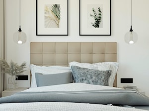 Beige bedroom - Sypialnia, styl nowoczesny - zdjęcie od Pracownia Wnętrz Kamila Ozieriańska