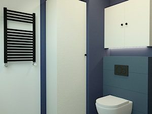Granatowa łazienka - Łazienka, styl nowoczesny - zdjęcie od Pracownia Wnętrz Kamila Ozieriańska