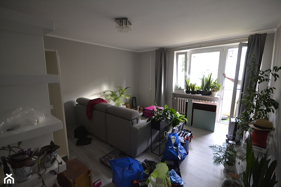 Homestaging - salon - mieszkanie na wynajem - zdjęcie od Dekwadra Homestaging Aranżacja Projektowanie Wnętrz Wrocław