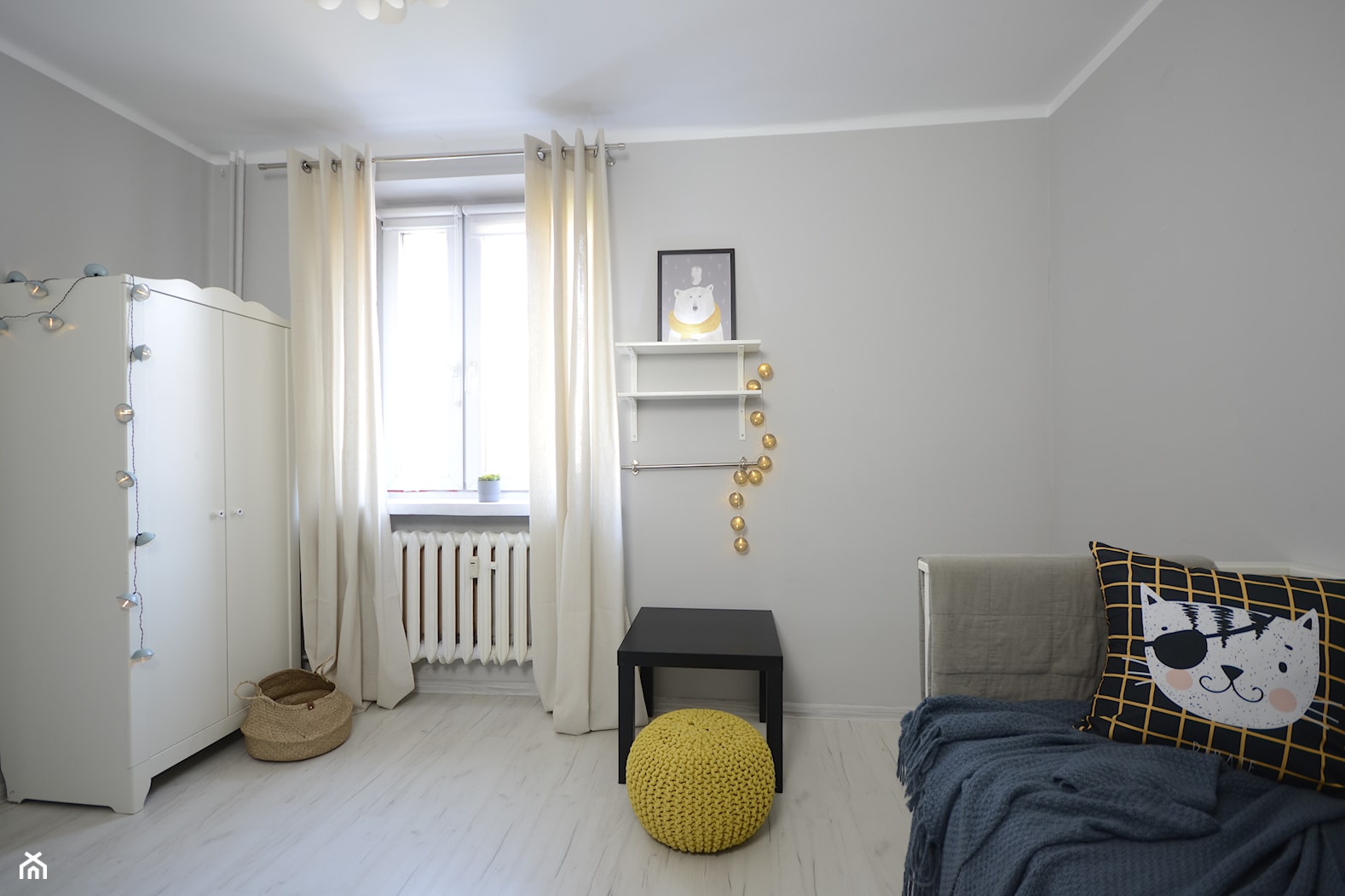 Metamorfoza pokoju - homestaging mieszkania, klient docelowy rodzina 2+1, wynajem - zdjęcie od Dekwadra Homestaging Aranżacja Projektowanie Wnętrz Wrocław - Homebook