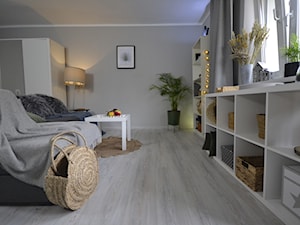 Homestaging - salon - mieszkanie na wynajem - zdjęcie od Dekwadra Homestaging Aranżacja Projektowanie Wnętrz Wrocław