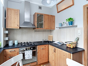 Home Staging mieszkania dwupokojowego (najem długoterminowy) - Kuchnia, styl tradycyjny - zdjęcie od Homestagerkawarszawa