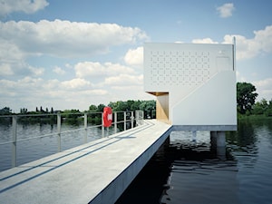 DOM NA WODZIE - Domy, styl minimalistyczny - zdjęcie od 90 stopni architekci
