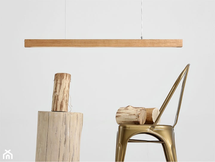 Lampa Line Wood i krzesło Paris - zdjęcie od CustomForm
