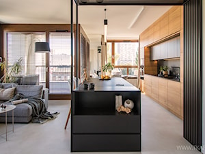 Mieszkanie 54 m2 - Kuchnia, styl nowoczesny - zdjęcie od TK Architekci