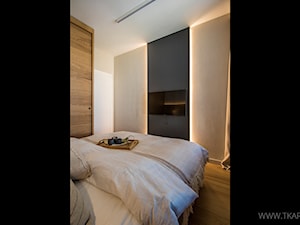 Mieszkanie 54 m2 - Sypialnia, styl nowoczesny - zdjęcie od TK Architekci