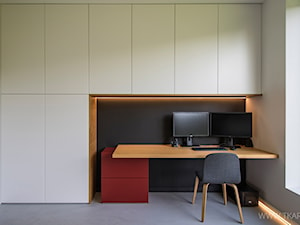 Przytulny minimalizm - Biuro, styl nowoczesny - zdjęcie od TK Architekci