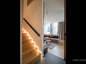 Przytulny Apartament - Schody, styl nowoczesny - zdjęcie od TK Architekci