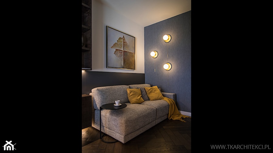 Apartament w barwach ciemnej czekolady - Biuro, styl nowoczesny - zdjęcie od TK Architekci