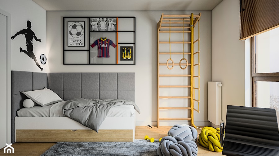 Mieszkanie dla rodziny - Pokój dziecka, styl nowoczesny - zdjęcie od TK Architekci