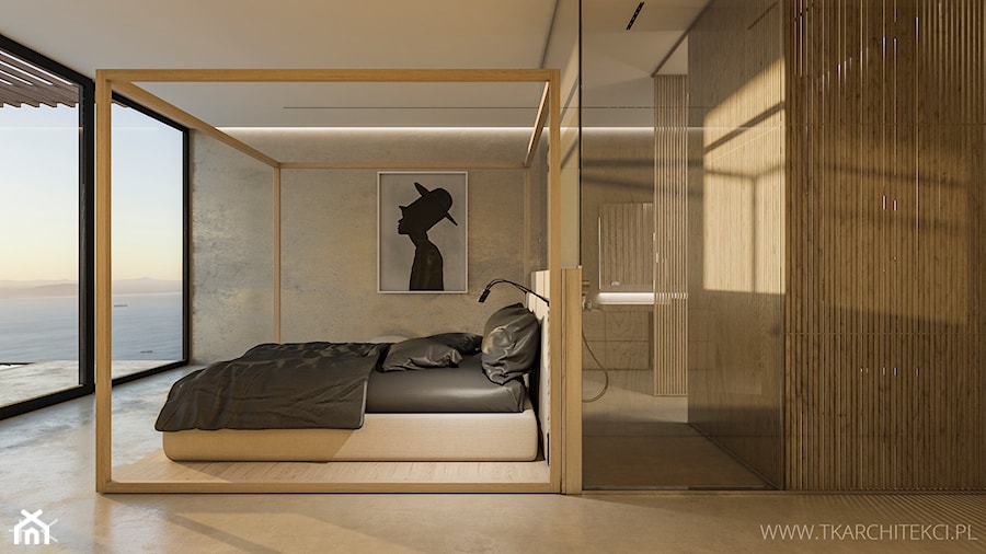 Dom Portugalia - Sypialnia, styl nowoczesny - zdjęcie od TK Architekci