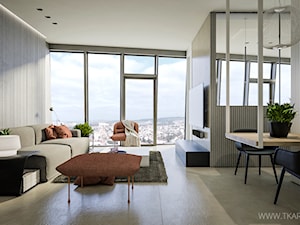 Mieszkanie w Tbilisi - Salon, styl nowoczesny - zdjęcie od TK Architekci