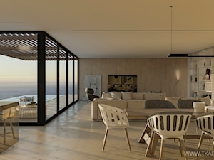 Dom Portugalia - Salon, styl nowoczesny - zdjęcie od TK Architekci