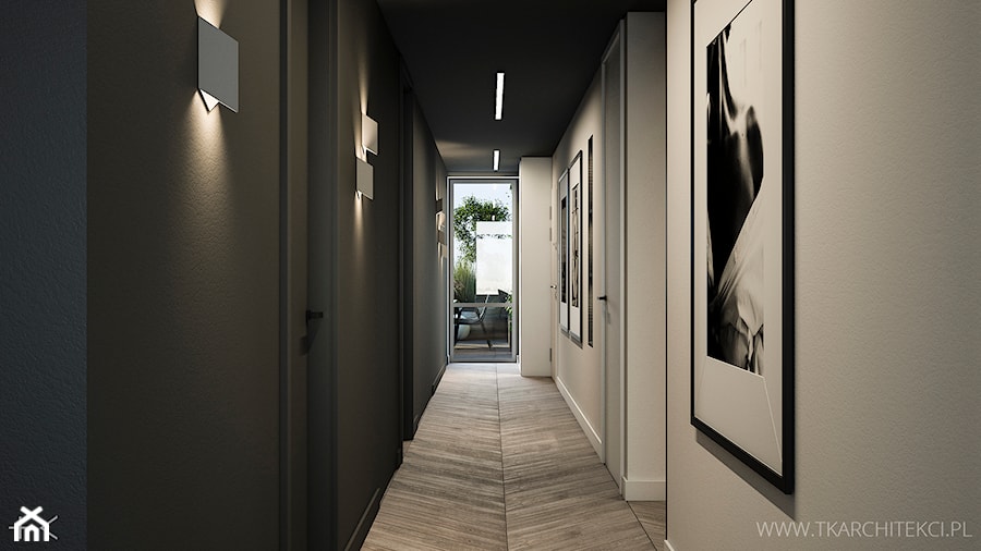 Apartament 180 m2 - Hol / przedpokój, styl nowoczesny - zdjęcie od TK Architekci