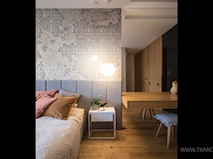 Ciepło i przytulnie - Sypialnia, styl nowoczesny - zdjęcie od TK Architekci