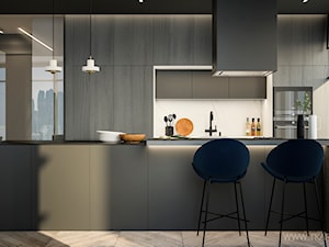 Apartament 180 m2 - Kuchnia, styl nowoczesny - zdjęcie od TK Architekci