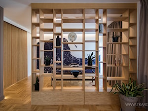 Apartament z miedzianą wyspą - Biuro, styl nowoczesny - zdjęcie od TK Architekci