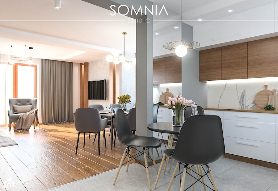 Otwarta Kuchnia - zdjęcie od Somnia Studio Architektura Wnętrz