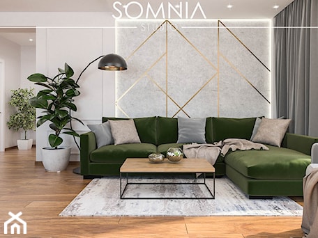 Aranżacje wnętrz - Salon: Nowoczesny Salon - Somnia Studio Architektura Wnętrz. Przeglądaj, dodawaj i zapisuj najlepsze zdjęcia, pomysły i inspiracje designerskie. W bazie mamy już prawie milion fotografii!