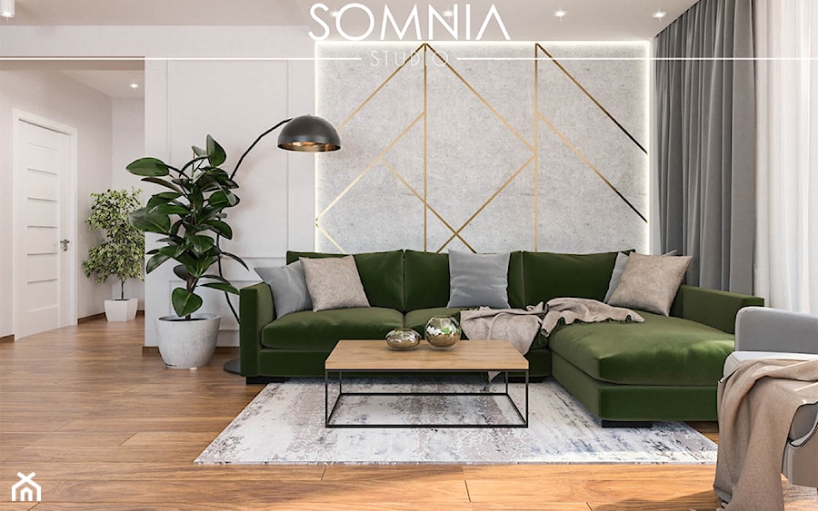 Nowoczesny Salon - zdjęcie od Somnia Studio Architektura Wnętrz