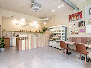 Kawiarnia The Cold Pressed Juices, Warszawa - Wnętrza publiczne - zdjęcie od Wnętrza Zewnętrza Studio