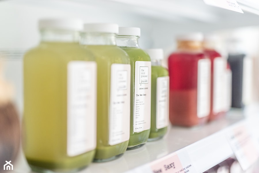 Kawiarnia The Cold Pressed Juices, Warszawa - Wnętrza publiczne - zdjęcie od Wnętrza Zewnętrza Studio