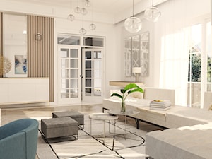 Mieszkanie w stylu modern classic - Salon, styl nowoczesny - zdjęcie od AFKA design
