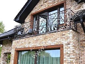Balustrada balkonowa z łabędziem - zdjęcie od Pracownia Kowalstwa Janowicz