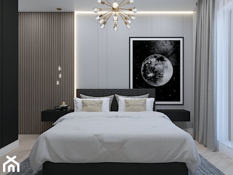 Aranżacje wnętrz - Sypialnia: | MOON | - Infill Design. Przeglądaj, dodawaj i zapisuj najlepsze zdjęcia, pomysły i inspiracje designerskie. W bazie mamy już prawie milion fotografii!