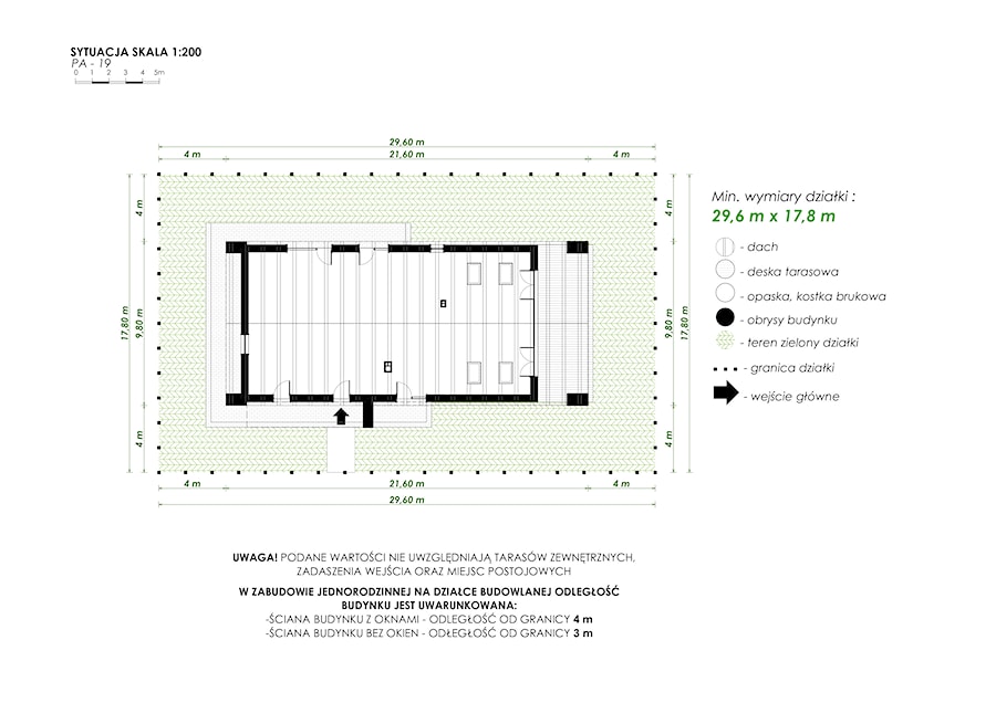 Wymiary działki - zdjęcie od Pióro Architekci