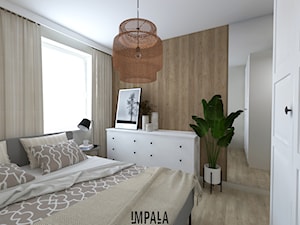 Mieszkanie na wynajem - Sypialnia, styl skandynawski - zdjęcie od IMPALA