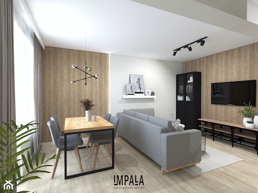 Mieszkanie na wynajem - Kuchnia, styl skandynawski - zdjęcie od IMPALA