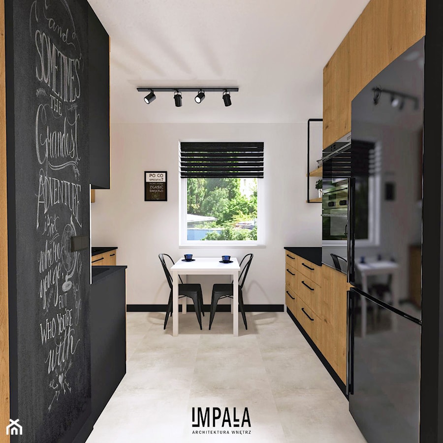 Męskie mieszkanie - Kuchnia, styl industrialny - zdjęcie od IMPALA