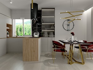 Parter domu w stylu nowoczesnym - Kuchnia, styl nowoczesny - zdjęcie od DITTE design