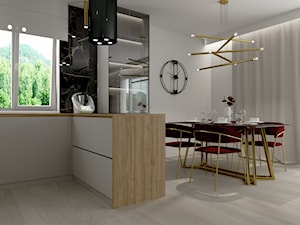 Parter domu w stylu nowoczesnym - Kuchnia, styl nowoczesny - zdjęcie od DITTE design