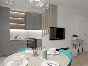 Mieszkanie 52 m2 - Kuchnia, styl nowoczesny - zdjęcie od DITTE design