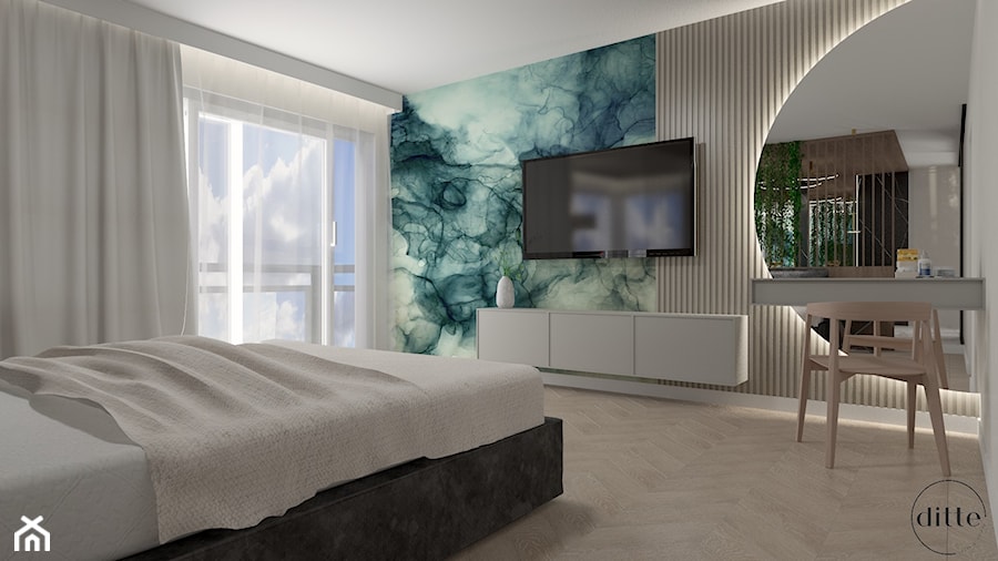 Nowoczesna sypialnia - Sypialnia, styl nowoczesny - zdjęcie od DITTE design
