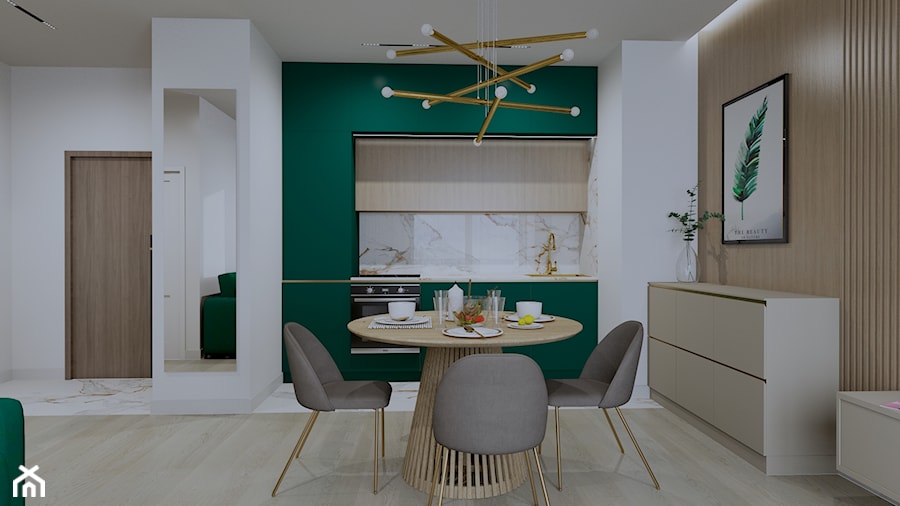 Mieszkanie nad morzem - Kuchnia, styl nowoczesny - zdjęcie od DITTE design