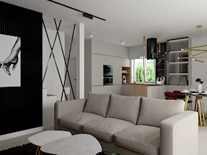 Parter domu w stylu nowoczesnym - Salon, styl nowoczesny - zdjęcie od DITTE design