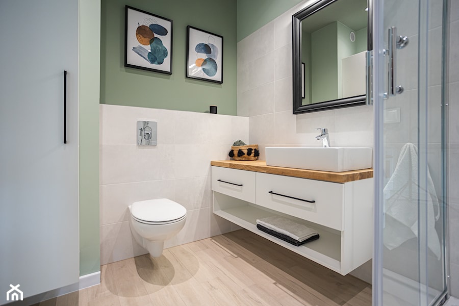 Zielona łazienka - zdjęcie od FemiDesign