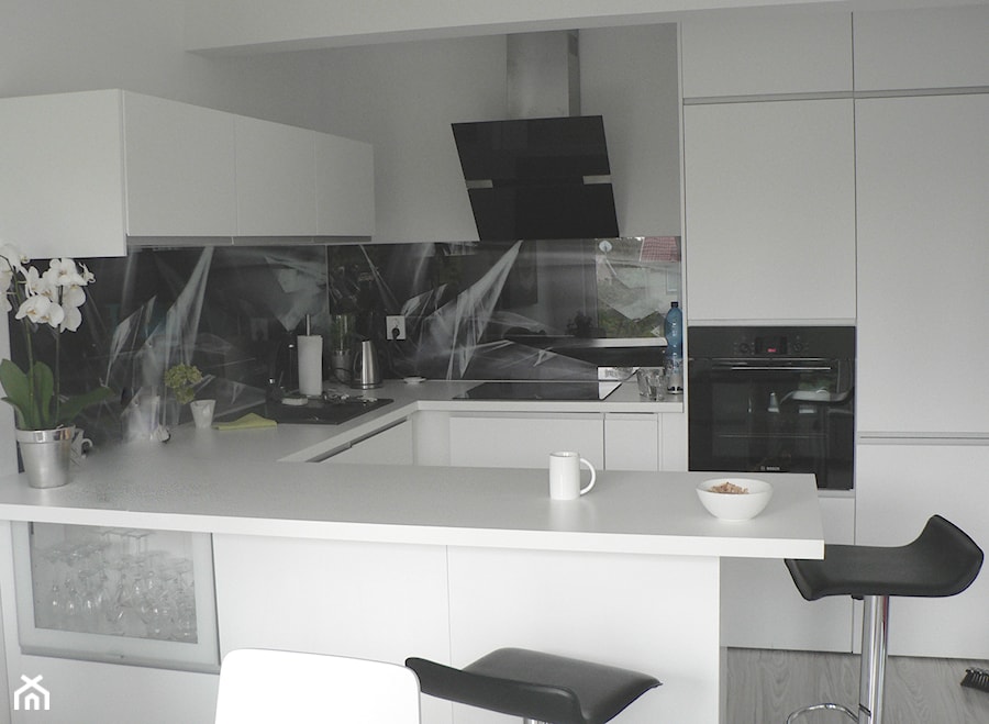 WHITE kitchen - Kuchnia, styl nowoczesny - zdjęcie od biscuit PROJEKT