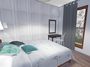 WHITE DREAM - BEDROOM - Sypialnia, styl glamour - zdjęcie od biscuit PROJEKT